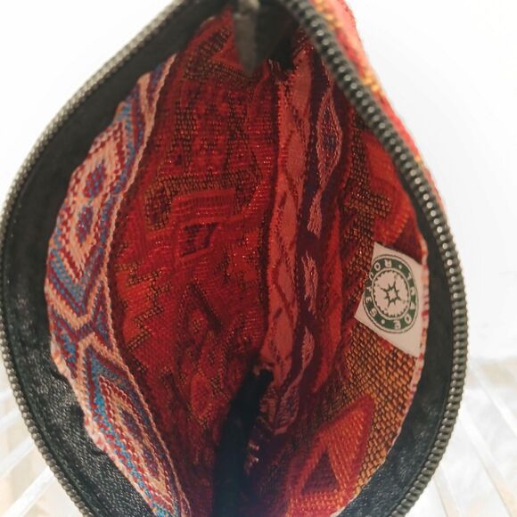 TRADES ROUTES ARTISTIC WALLET SMALL ZIPPER CLOSURE/NO STRAP/NO POCKETS/OPEN UNIT - Picture 10 of 14